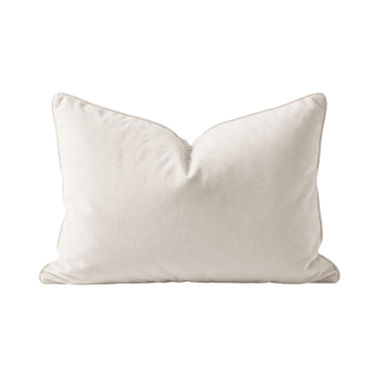 Juniper Cream Velvet Feather Filled Cushion - 30x50cm Textiles