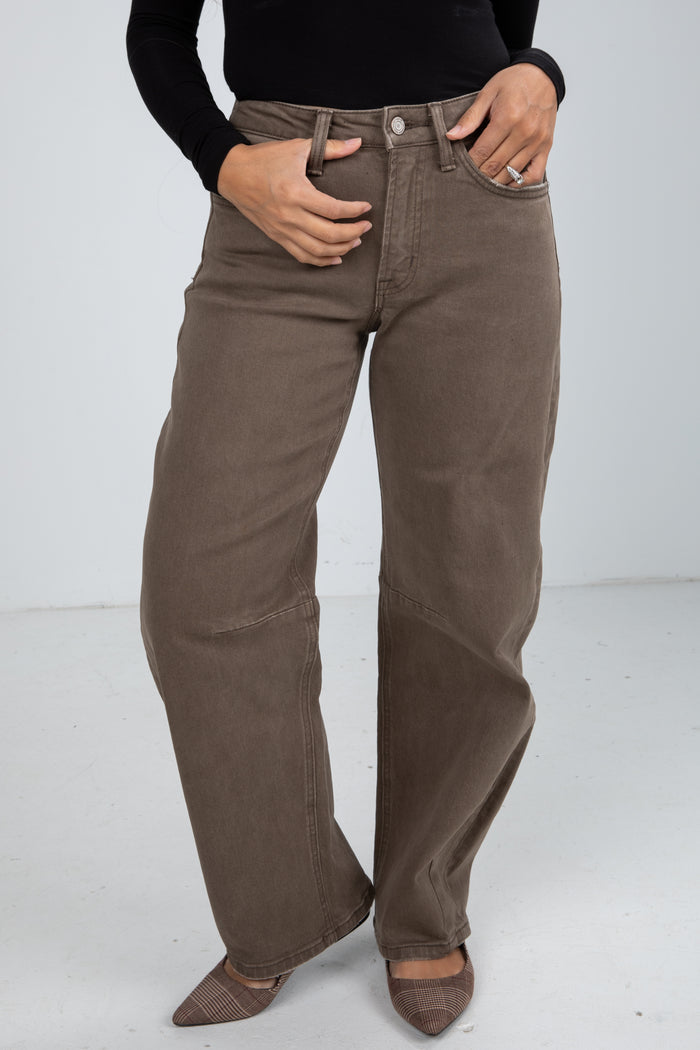 barrel jeans