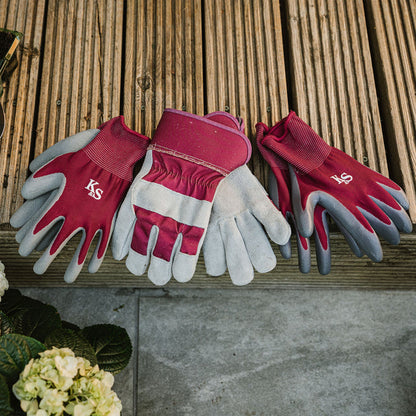 Kent & Stowe All Round Gloves Triple Pack - Plum