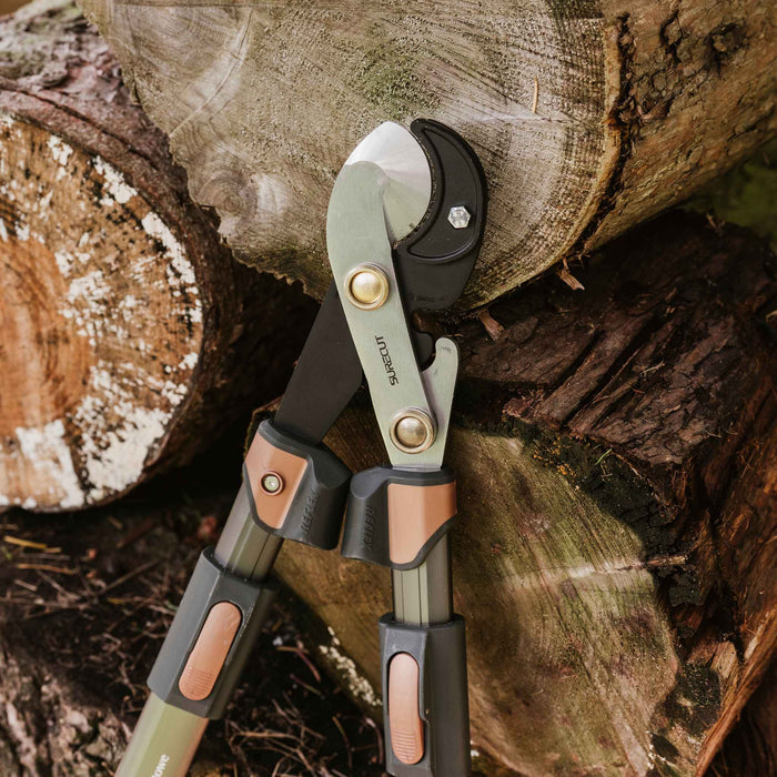 Kent &amp; Stowe SureCut Hard Wood Extra Power Geared Anvil Loppers