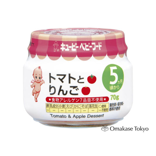Kewpie Baby Food Tomato & Apple Dessert (5m+) 70g