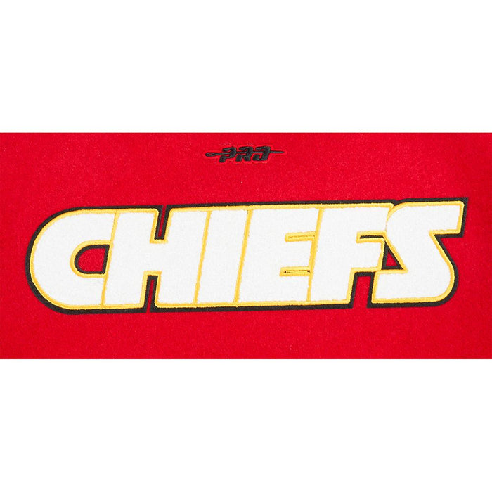 KIDS PRO STANDARD VARSITY JACKET KC CHIEFS - FKCB7410723 - RED