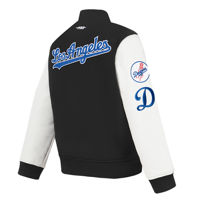 KIDS PRO STANDARD VARSITY JACKET LA DODGERS - BLACK