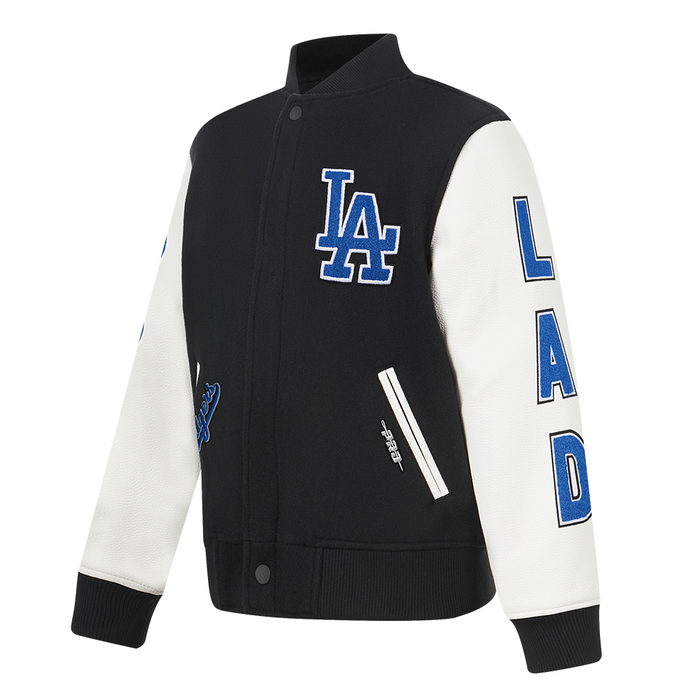 KIDS PRO STANDARD VARSITY JACKET LA DODGERS - BLACK