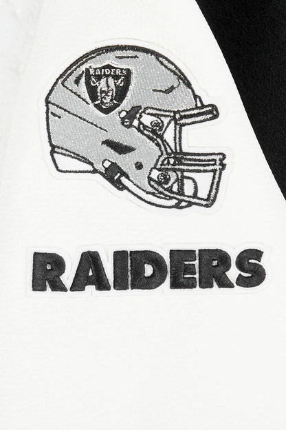 KIDS PRO STANDARD VARSITY JACKET RAIDERS - BLACK /WHITE