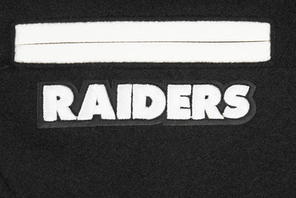 KIDS PRO STANDARD VARSITY JACKET RAIDERS - BLACK /WHITE
