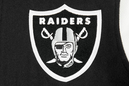 KIDS PRO STANDARD VARSITY JACKET RAIDERS - BLACK /WHITE