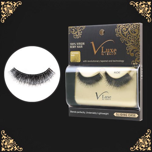 Kiss V-Luxe 100% Virgin Remy Hair Eyelashes - ikatehouse