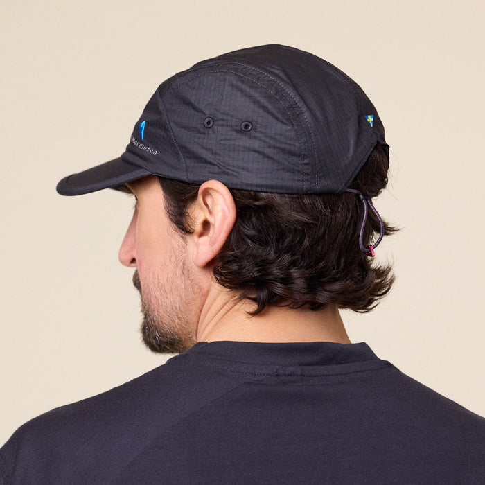 Klättermusen - Ansur Lightweight Five Panel Cap - Raven Black