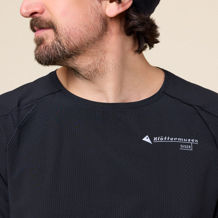 Klättermusen - Diser Short Sleeve T-Shirt - Raven Black