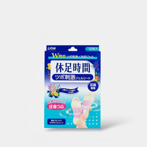 Kyusoko Jikan Pressure Point Stimulation Gel Sheets (12 Sheets) صفائح جل لتحفيز نقاط الضغط كيوسوكو جيكان