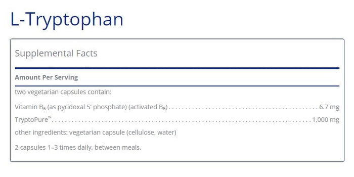 l-Tryptophan 90 capsules by Pure Encapsulations