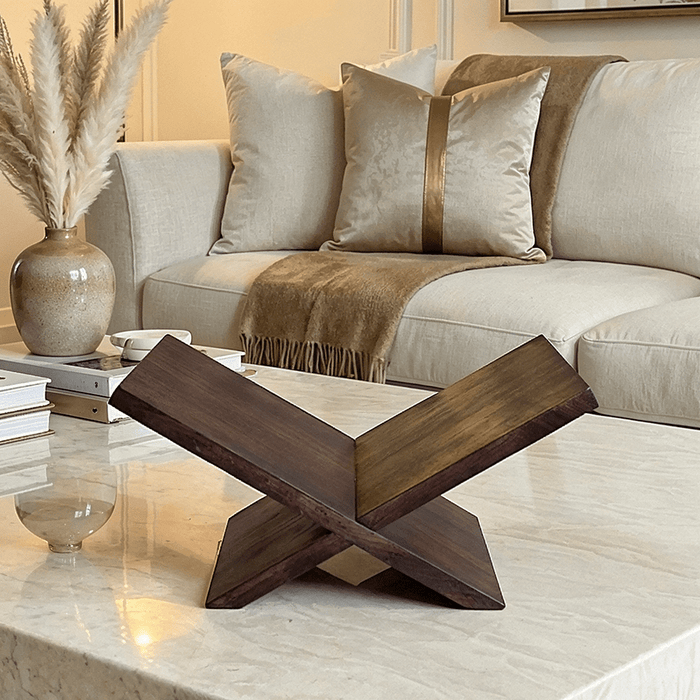Lani Deep Brown Wooden Bookstand Accessories