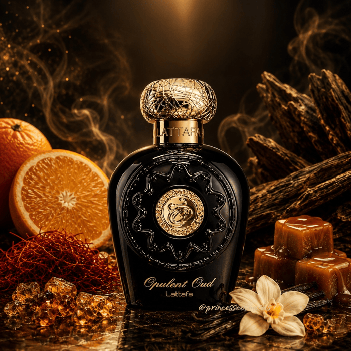 Lattafa Opulent Oud 100ml لطافة عود فاخر - Princess Cosmetics Qatar