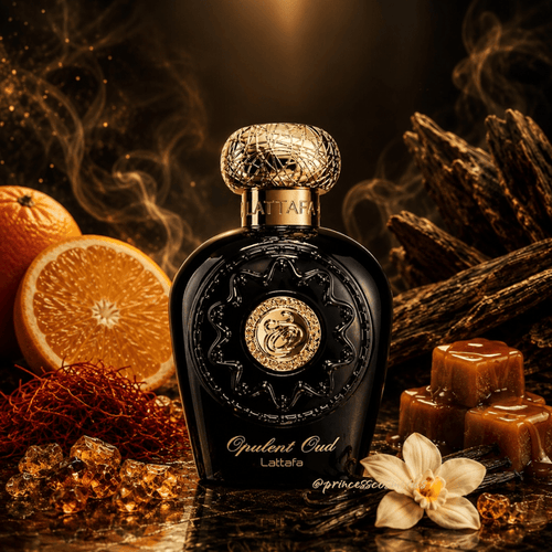 Lattafa Opulent Oud 100ml لطافة عود فاخر - Princess Cosmetics Qatar