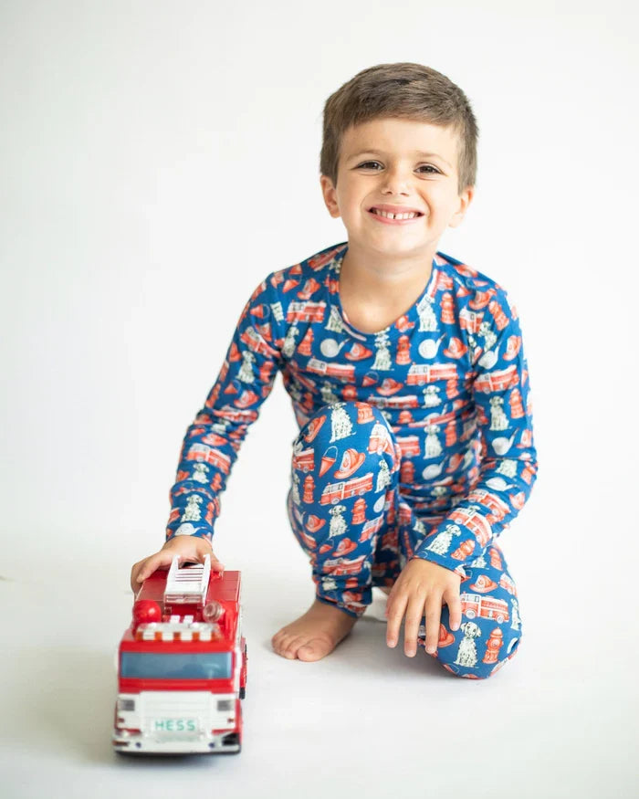 Lev Baby Fire Dog 2 pc. Bamboo PJ