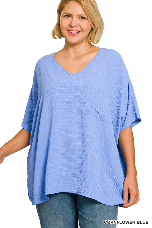 Light Blue Flow with me Top