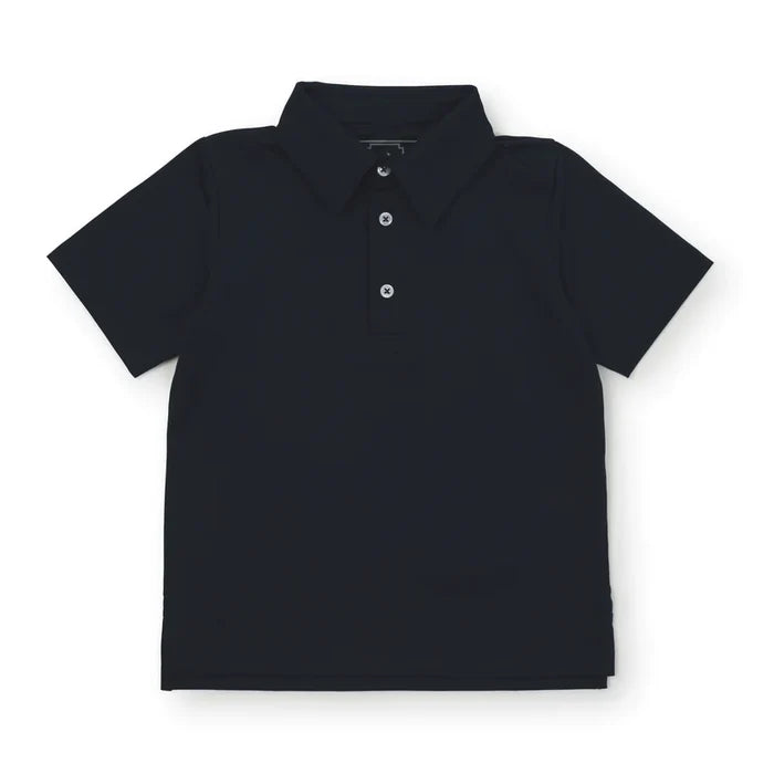 Lila & Hayes Will Performance Polo-Navy