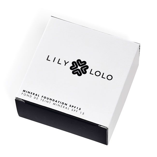 Lily Lolo Mineral Foundation box packaging — Blondie shade vegan cruelty-free GMO-free