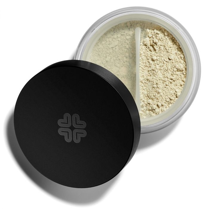 Lily Lolo Blush Away Corrector: Gluten free, vegan. A matte green corrector which helps to disguise the redness of rosacea, sunburn and spots.