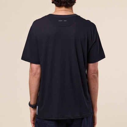 Literary Sport - James Run T-Shirt - Black