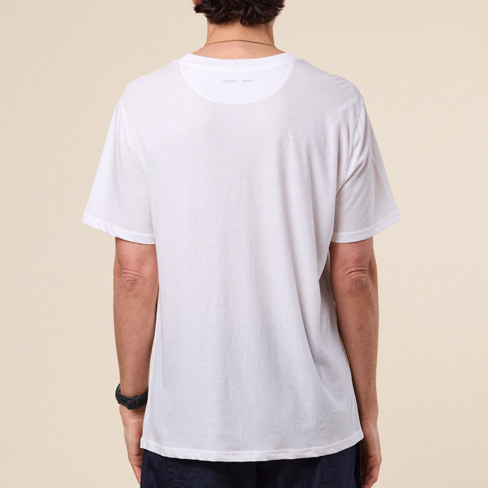 Literary Sport - James Run T-Shirt - Bone