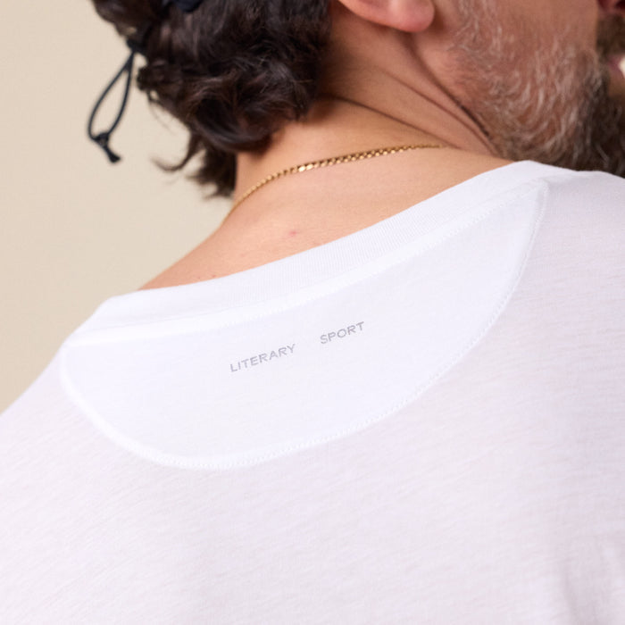 Literary Sport - James Run T-Shirt - Bone