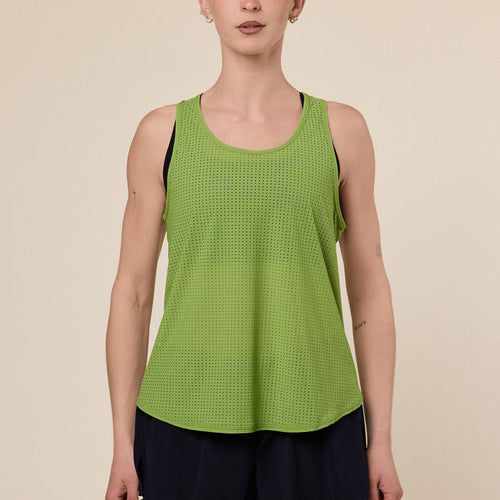Literary Sport - Leni Run Tank / Vest - Verdant