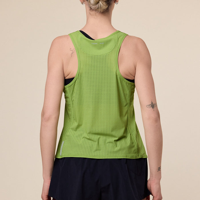 Literary Sport - Leni Run Tank / Vest - Verdant