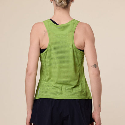 Literary Sport - Leni Run Tank / Vest - Verdant