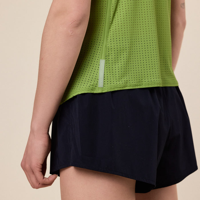 Literary Sport - Leni Run Tank / Vest - Verdant