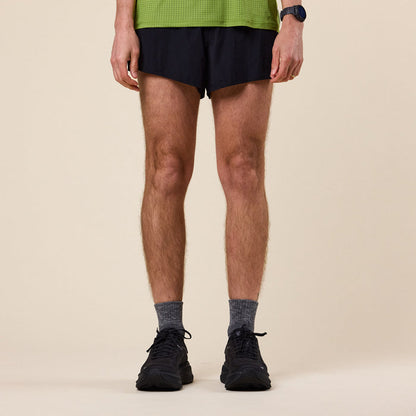 Literary Sport - Morrison Run Split Short (Unisex) - Black