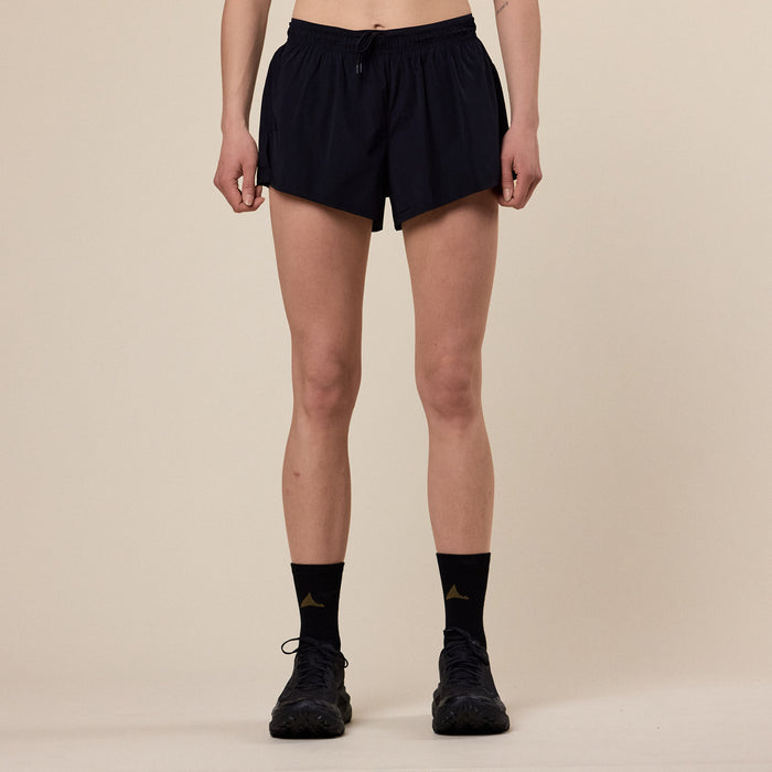 Literary Sport - Morrison Run Split Short (Unisex) - Black