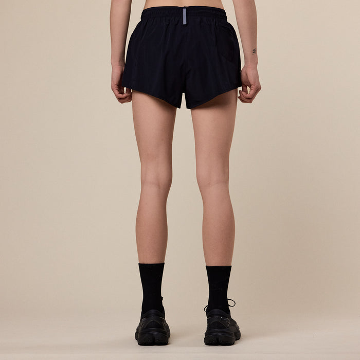 Literary Sport - Morrison Run Split Short (Unisex) - Black
