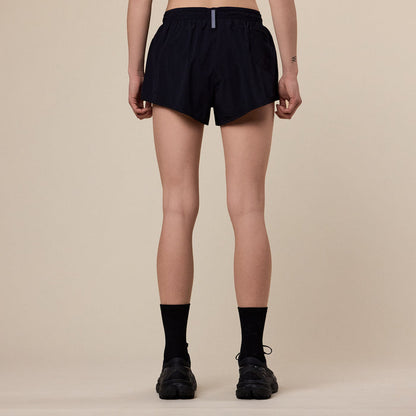 Literary Sport - Morrison Run Split Short (Unisex) - Black