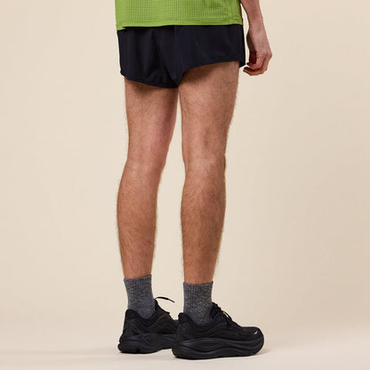 Literary Sport - Morrison Run Split Short (Unisex) - Black