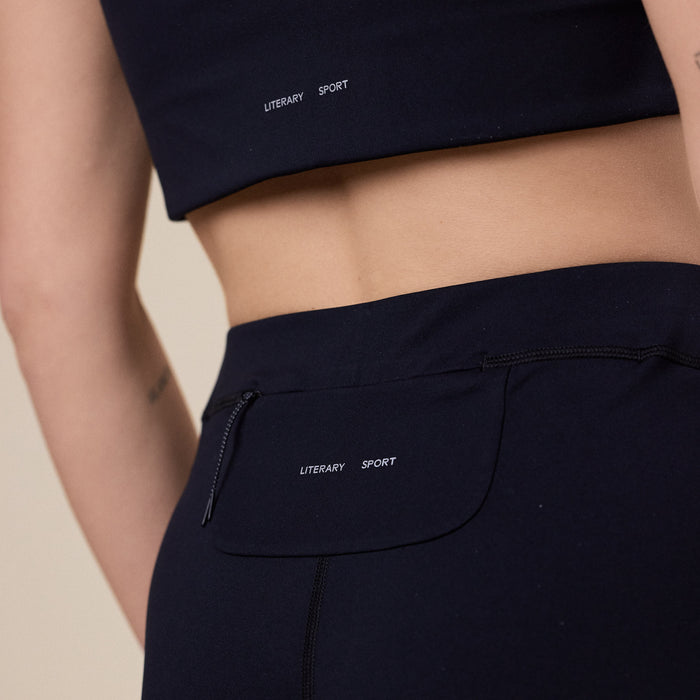 Literary Sport - Neale Run Tight Short - Black