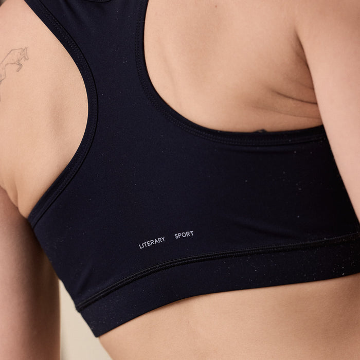 Literary Sport - Ohara Sports Bra Top - Black