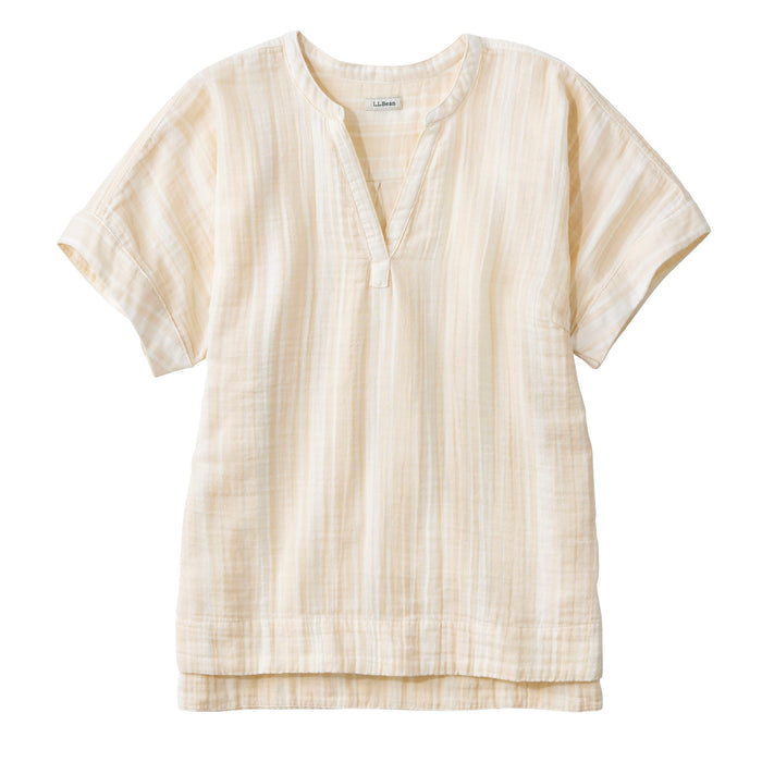 L.L Bean Women's Short Sleeve Cloud Gauze Shirt
