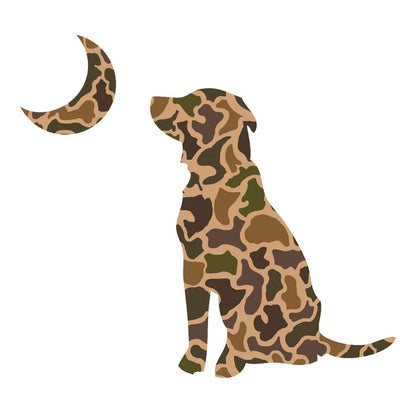 Local Boy Outfitters Dog & Moon Decal