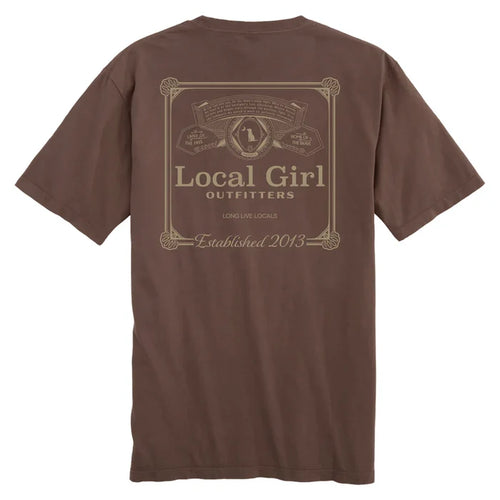 Local Girl Women's LG Bud Border Short Sleeve Tee