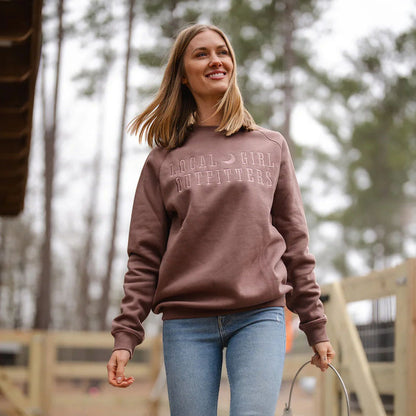 Local Girl Women's LG Moon Crewneck