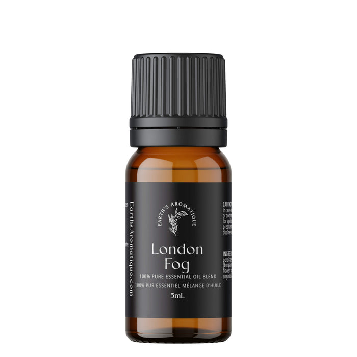 Bottle of Earth's Aromatique London Fog Essential Oil Blend 5mL