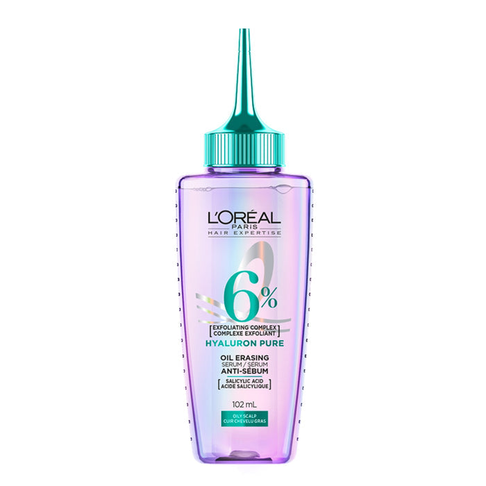 LOREAL PARIS Elvive Hyaluron Pure Oil Erasing Serum سيروم لوريال باريس لتنقية فروة الرأس وتوازن الزيوت
