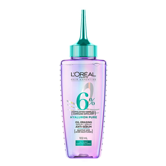 LOREAL PARIS Elvive Hyaluron Pure Oil Erasing Serum سيروم لوريال باريس لتنقية فروة الرأس وتوازن الزيوت