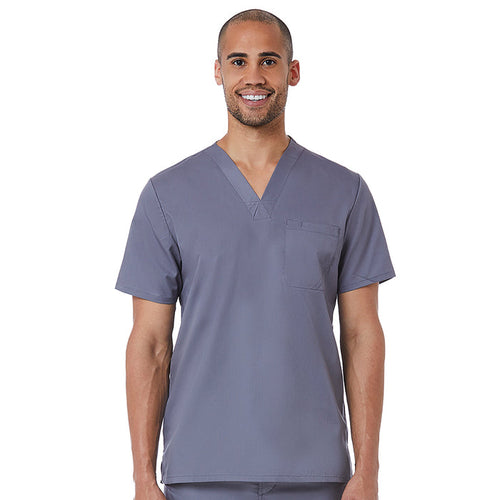 Maevn EON Mens 1-Pocket V-Neck Tuck In Scrub Top