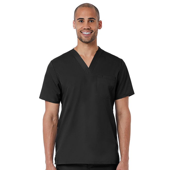 Maevn EON Mens 1-Pocket V-Neck Tuck In Scrub Top