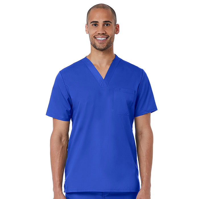 Maevn EON Mens 1-Pocket V-Neck Tuck In Scrub Top