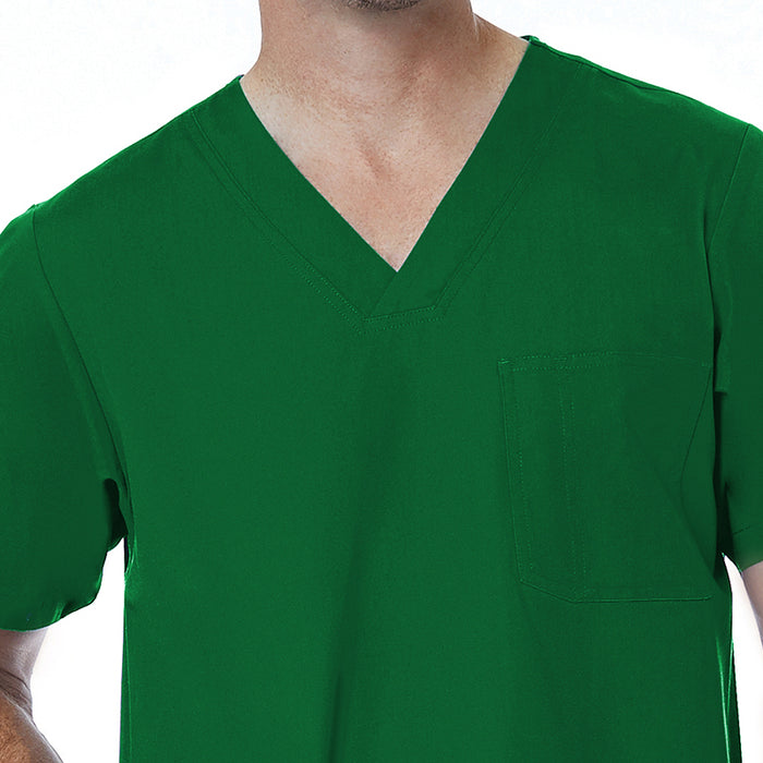 Maevn Red Panda Mens 3-Pocket Scrub Top