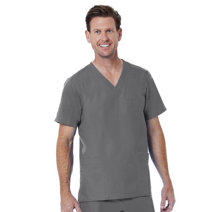 Maevn Red Panda Mens 3-Pocket Scrub Top